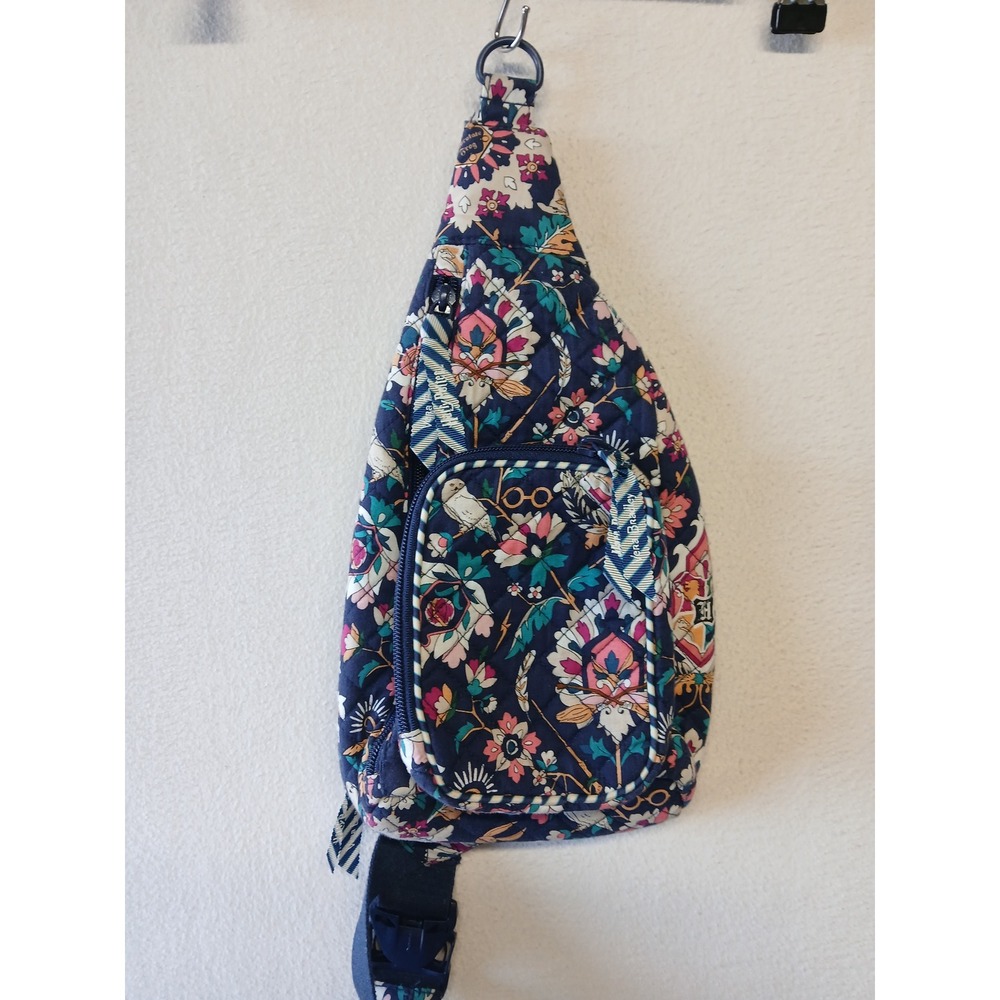 Vera Bradley x Harry Potter mini sling backpack Quilted forbidden forest nwot